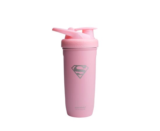Шейкер спортивный SmartShake Reforce 900ml Supergirl Pink (11150801), изображение 2 Шейкер спортивный SmartShake Reforce 900ml Supergirl Pink (11150801), изображение 2