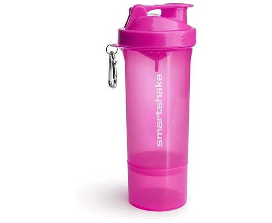 Шейкер спортивный SmartShake Slim 500ml Neon Pink (10253201), изображение 2 Шейкер спортивный SmartShake Slim 500ml Neon Pink (10253201), изображение 2