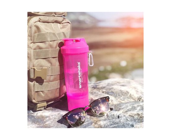 Шейкер спортивный SmartShake Slim 500ml Neon Pink (10253201), изображение 5 Шейкер спортивный SmartShake Slim 500ml Neon Pink (10253201), изображение 5