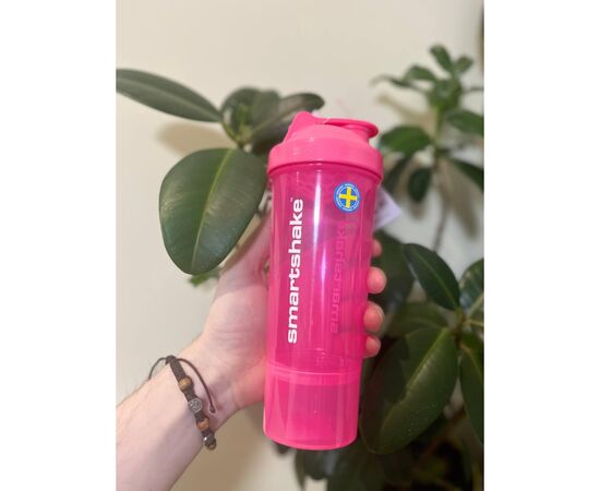 Шейкер спортивный SmartShake Slim 500ml Neon Pink (10253201), изображение 8 Шейкер спортивный SmartShake Slim 500ml Neon Pink (10253201), изображение 8