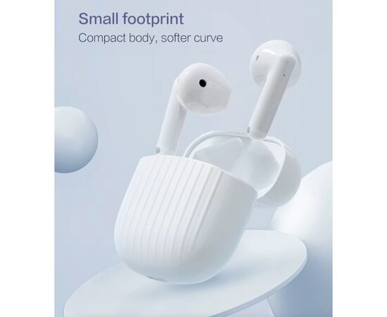 Наушники Xiaomi MiiiW Conch True Wireless Earphone W200 White (MWTW04), изображение 7 Наушники Xiaomi MiiiW Conch True Wireless Earphone W200 White (MWTW04), изображение 7