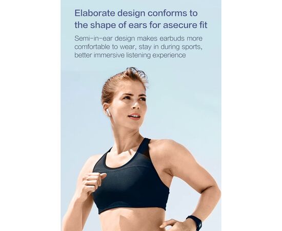 Наушники Xiaomi MiiiW Conch True Wireless Earphone W200 White (MWTW04), изображение 9 Наушники Xiaomi MiiiW Conch True Wireless Earphone W200 White (MWTW04), изображение 9