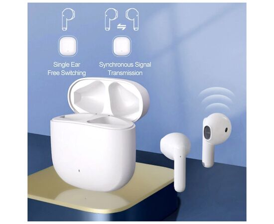 Навушники Xiaomi TWS MiiiW TWS Wireless Earbuds Marshmallow White (MWTW03), зображення 6