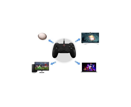 Геймпад Xiaomi Beitong Wired Gamepad PC, PS Light Edition-D2E Black (BTP-BD2E), зображення 3 Геймпад Xiaomi Beitong Wired Gamepad PC, PS Light Edition-D2E Black (BTP-BD2E), зображення 3