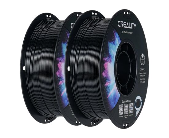 Пластик для 3D-принтера Creality PETG 1.75мм, black, 2x1кг (3301030081)