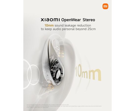 Наушники Xiaomi OpenWear Stereo (BHR8474GL) Cosmic Gray (1060530), изображение 4 Наушники Xiaomi OpenWear Stereo (BHR8474GL) Cosmic Gray (1060530), изображение 4