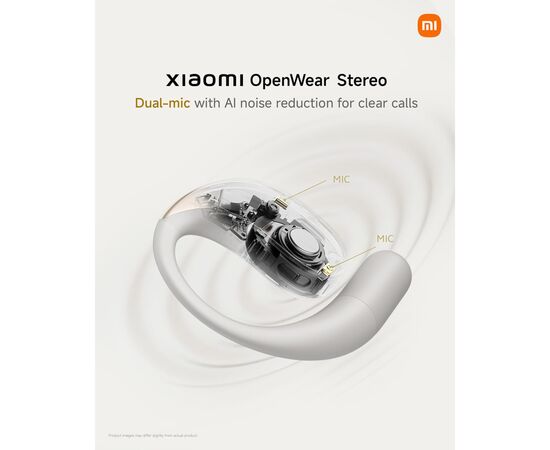 Наушники Xiaomi OpenWear Stereo (BHR8474GL) Cosmic Gray (1060530), изображение 6 Наушники Xiaomi OpenWear Stereo (BHR8474GL) Cosmic Gray (1060530), изображение 6