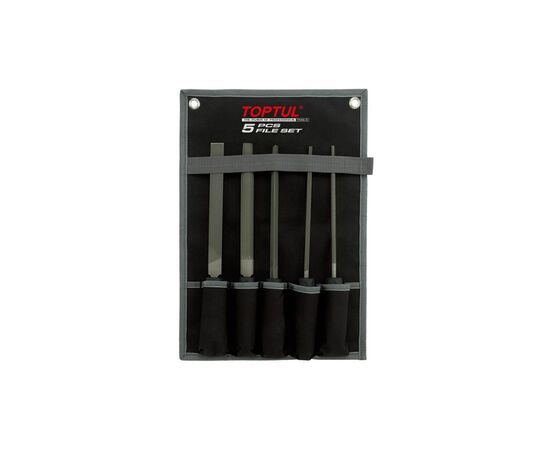 Напилок Toptul у чохлі 5шт. (GPAQ0503)