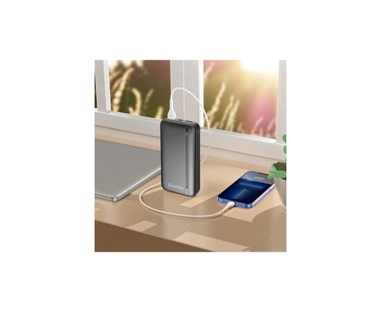 Батарея универсальная ColorWay 20 000 mAh Portable Charger (USB/QC3.0 + USB-C/PD/22.5W) Black (CW-PB200LPB4BK-PD), изображение 7 Батарея универсальная ColorWay 20 000 mAh Portable Charger (USB/QC3.0 + USB-C/PD/22.5W) Black (CW-PB200LPB4BK-PD), изображение 7