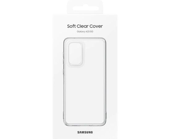 Чехол для мобильного телефона Samsung Soft Clear Cover Samsung Galaxy A33 (A336) Transparent (EF-QA336TTEGRU), изображение 5