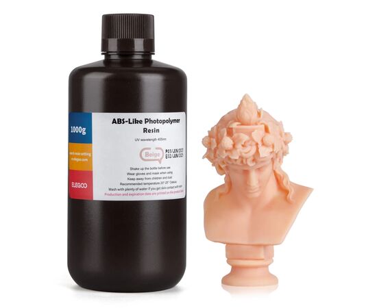Фотополимерная смола ELEGOO Resin, ABS-like 1кг, beige (50.103.0111)