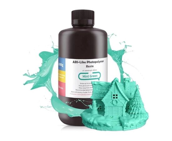 Фотополимерная смола ELEGOO Resin, ABS-like 1кг, green mint (50.103.0022)