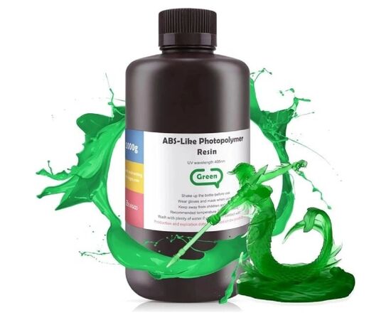 Фотополимерная смола ELEGOO Resin, ABS-like 1кг, clear green (50.103.0105)