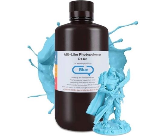 Фотополимерная смола ELEGOO Resin, ABS-like 1кг, blue (50.103.0107)