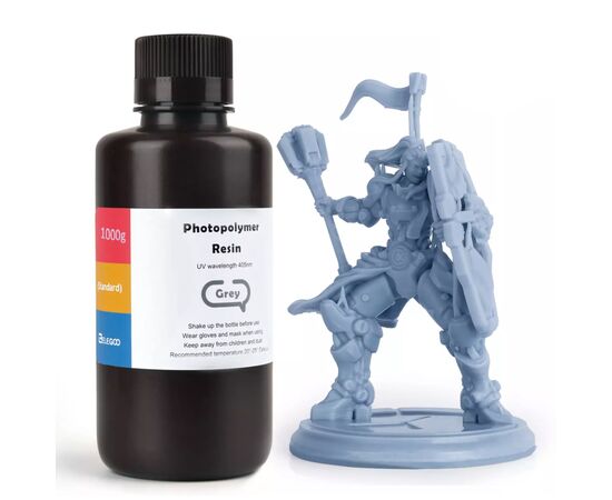 Фотополимерная смола ELEGOO Resin, ABS-like 1кг, grey (50.103.0101)