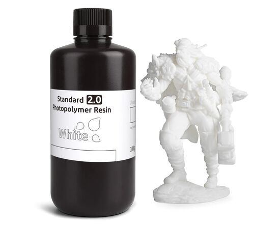 Фотополимерная смола ELEGOO Resin, Standard 2.0 1кг, white (50.103.0120)