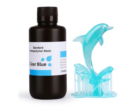 Фотополимерная смола ELEGOO Resin, Standard 1кг, clear blue (50.103.0016)