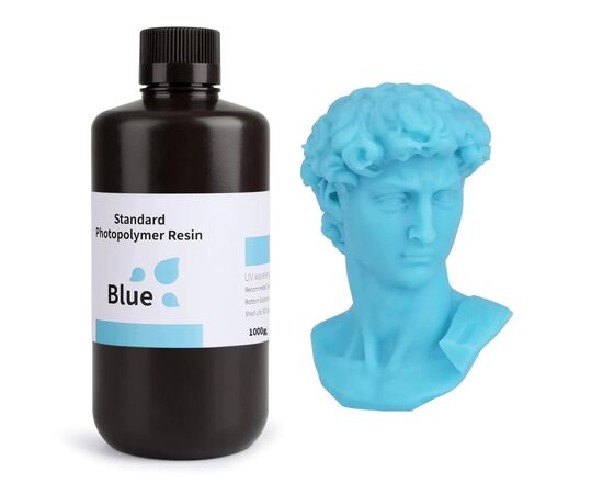 Фотополимерная смола ELEGOO Resin, Standard 1кг, blue (50.103.0089)