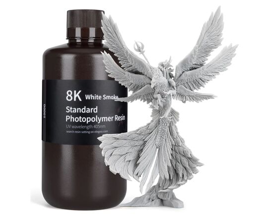 Фотополимерная смола ELEGOO Resin, Standard 8K 1кг, white smoke (50.103.0131)