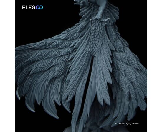 Фотополимерная смола ELEGOO Resin, Standard 8K 1кг, gray space (50.103.0124), изображение 4 Фотополимерная смола ELEGOO Resin, Standard 8K 1кг, gray space (50.103.0124), изображение 4