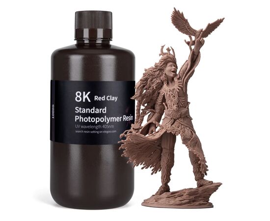 Фотополимерная смола ELEGOO Resin, Standard 8K 1кг, red clay (50.103.0132)