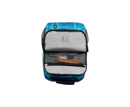 Рюкзак для ноутбука HP 16.1" Campus Tartan Plaid Blue (7J594AA), изображение 7 Рюкзак для ноутбука HP 16.1" Campus Tartan Plaid Blue (7J594AA), изображение 7