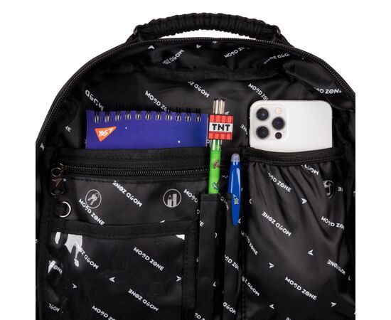 Рюкзак школьный Yes Mood Zone Emotions Black T-51 (559628), изображение 11 Рюкзак школьный Yes Mood Zone Emotions Black T-51 (559628), изображение 11
