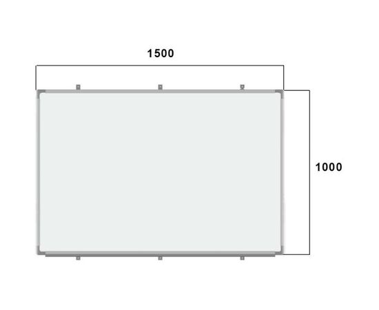 Офисная доска Sector магнитно-маркерная, 150х100 см (М1510), изображение 3 Офисная доска Sector магнитно-маркерная, 150х100 см (М1510), изображение 3