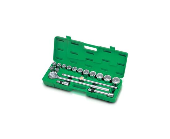 Набір інструментів Toptul з тріскачкою 3/4" 17шт. (12-гр.) (GCAI1702)