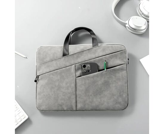 Сумка для ноутбука XO 15" CB05 grey (CB05-15.grey), изображение 3 Сумка для ноутбука XO 15" CB05 grey (CB05-15.grey), изображение 3