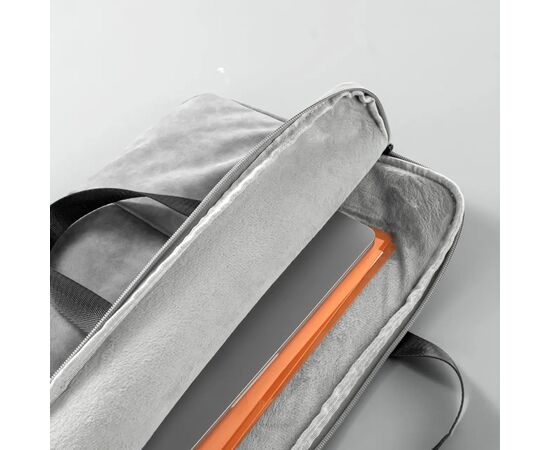 Сумка для ноутбука XO 15" CB05 grey (CB05-15.grey), изображение 4 Сумка для ноутбука XO 15" CB05 grey (CB05-15.grey), изображение 4