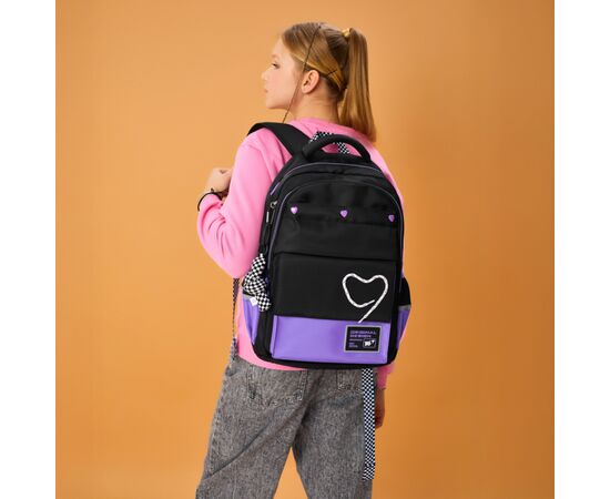 Рюкзак школьный Yes Purple Hearts TS-48 (559923), изображение 16