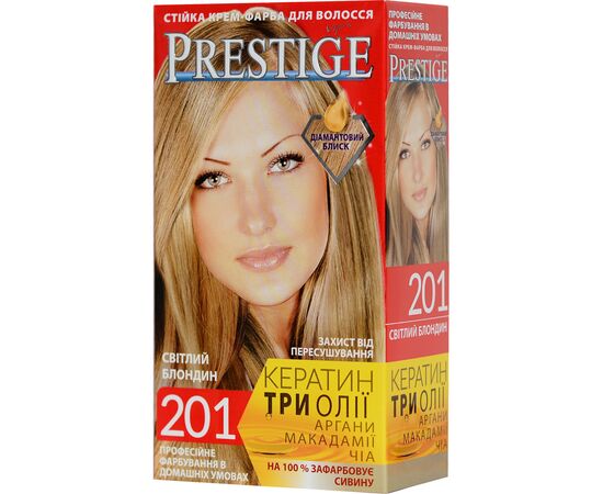 Фарба для волосся Vip's Prestige 201 - Світлий блондин 115 мл (3800010504102)