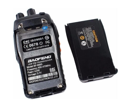 Портативная рация Baofeng BF-888S Ten Pack комплект 10 шт (2200000758941), изображение 6 Портативная рация Baofeng BF-888S Ten Pack комплект 10 шт (2200000758941), изображение 6