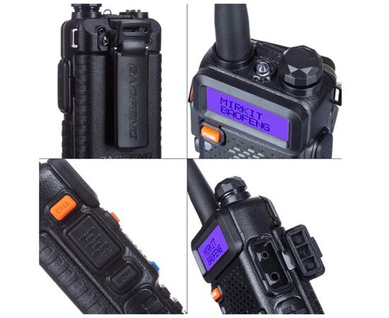 Портативна рація Baofeng UV-5R Black Six Pack комплект 6 шт (2200000758965), зображення 4 Портативна рація Baofeng UV-5R Black Six Pack комплект 6 шт (2200000758965), зображення 4