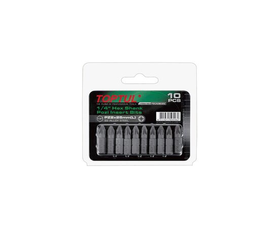 Набор бит Toptul 1/4" L25мм PZ1 10шт. (FSCA0801G)