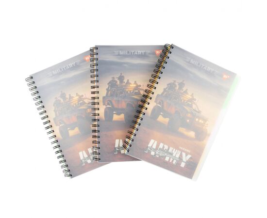 Блокнот Yes А4 Army Ukraine 144 листа пластиковая обложка 144 листа (681944), изображение 2