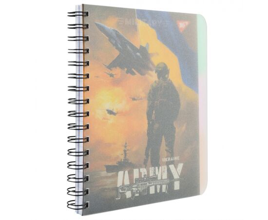 Блокнот Yes А5 Army Ukraine 144 листа пластиковая обложка (681959), изображение 3 Блокнот Yes А5 Army Ukraine 144 листа пластиковая обложка (681959), изображение 3