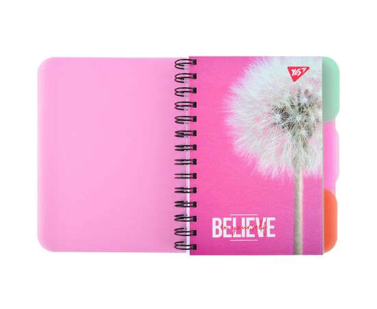 Блокнот Yes В6 Believe in yourself 144 аркуша пластикова обкладинка (681986)