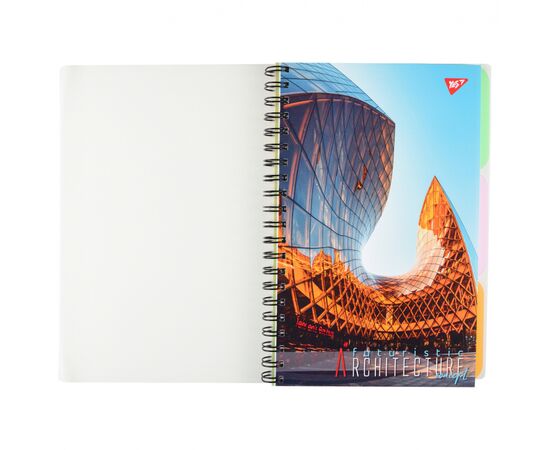 Блокнот Yes А4 Futuristic architecture 144 листа пластиковая обложка (681945)