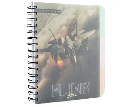 Блокнот Yes А5 Military 144 листа пластиковая обложка (681953), изображение 3