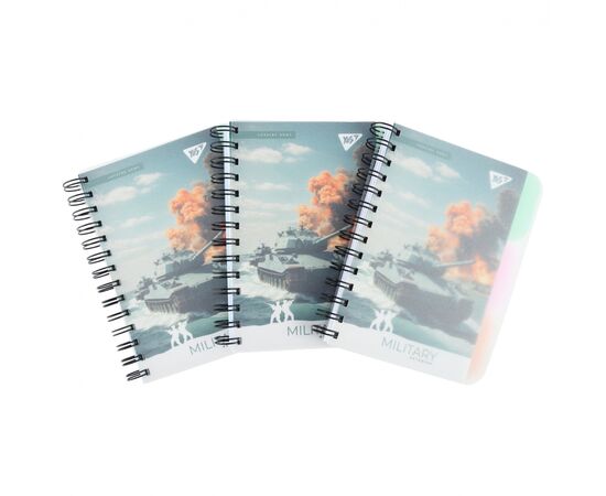Блокнот Yes В6 Military 144 листа пластиковая обложка (681981), изображение 2 Блокнот Yes В6 Military 144 листа пластиковая обложка (681981), изображение 2