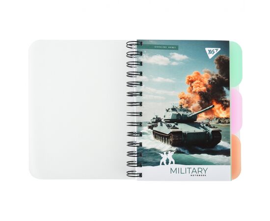 Блокнот Yes В6 Military 144 листа пластиковая обложка (681981)
