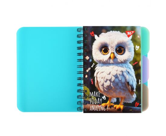 Блокнот Yes В6 Owl 144 аркуша пластикова обкладинка (681993)