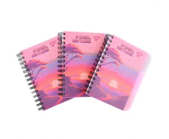 Блокнот Yes В6 Pixel nature 144 листа пластиковая обложка (681988), изображение 2 Блокнот Yes В6 Pixel nature 144 листа пластиковая обложка (681988), изображение 2
