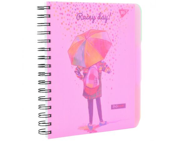 Блокнот Yes А5 Rainy day 144 листа пластиковая обложка (681968), изображение 3