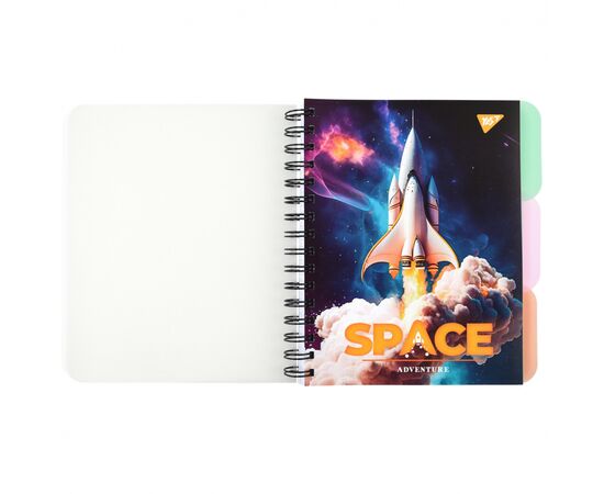 Блокнот Yes А5 Space adventure 144 аркуша пластикова обкладинка (681955)