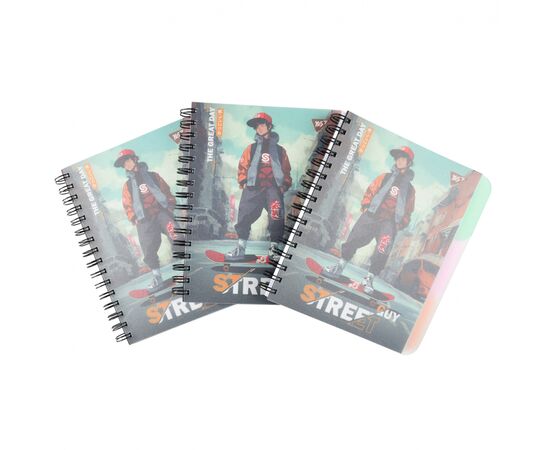 Блокнот Yes А5 Street guy 144 аркуша пластикова обкладинка (681960), зображення 2 Блокнот Yes А5 Street guy 144 аркуша пластикова обкладинка (681960), зображення 2