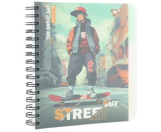 Блокнот Yes А5 Street guy 144 аркуша пластикова обкладинка (681960), зображення 3 Блокнот Yes А5 Street guy 144 аркуша пластикова обкладинка (681960), зображення 3