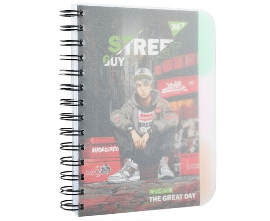 Блокнот Yes В6 Street guy 144 листа пластиковая обложка (681982), изображение 3 Блокнот Yes В6 Street guy 144 листа пластиковая обложка (681982), изображение 3